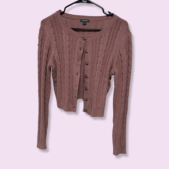Wild Fable Dusty Rose Cardigan - Picture 3 of 9